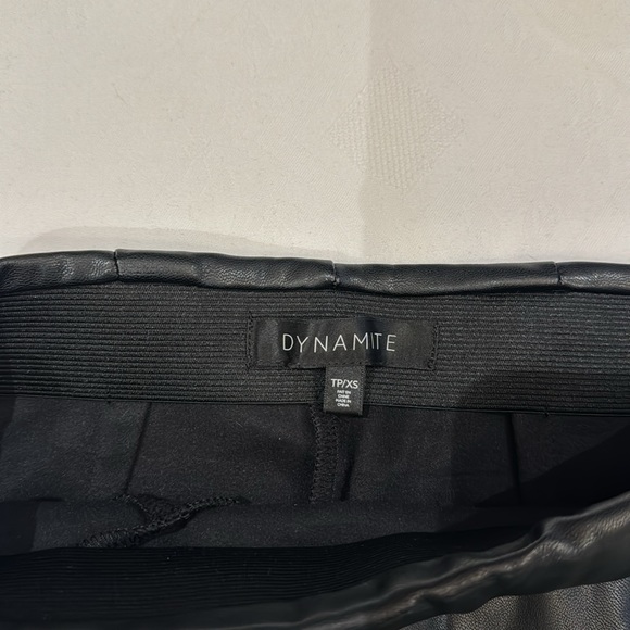 Black pleather skirt from Dynamite. Size XS. - Picture 3 of 3